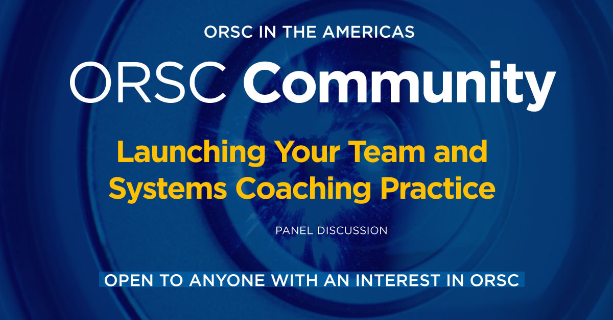 ORSC in the Americas - ORSC Community - Somatic Coaching with Nada Mesqui: blue camera lens